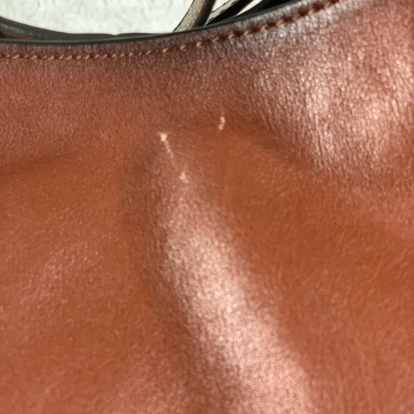 FRYE MADISON SHOULDER NWT. Cognac Brown - Picture 8 of 8